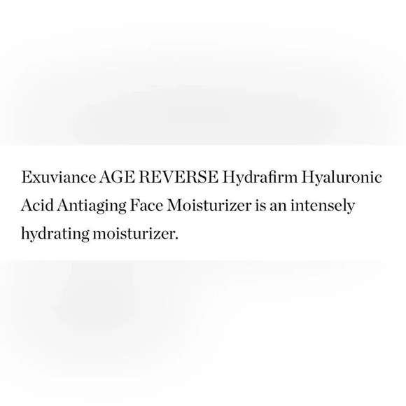 $11❤️‍🔥 LAST 1! Exuviance Age Reverse Hydrafirm Hyaluronic Acid Moisturizer NEW - Picture 3 of 6